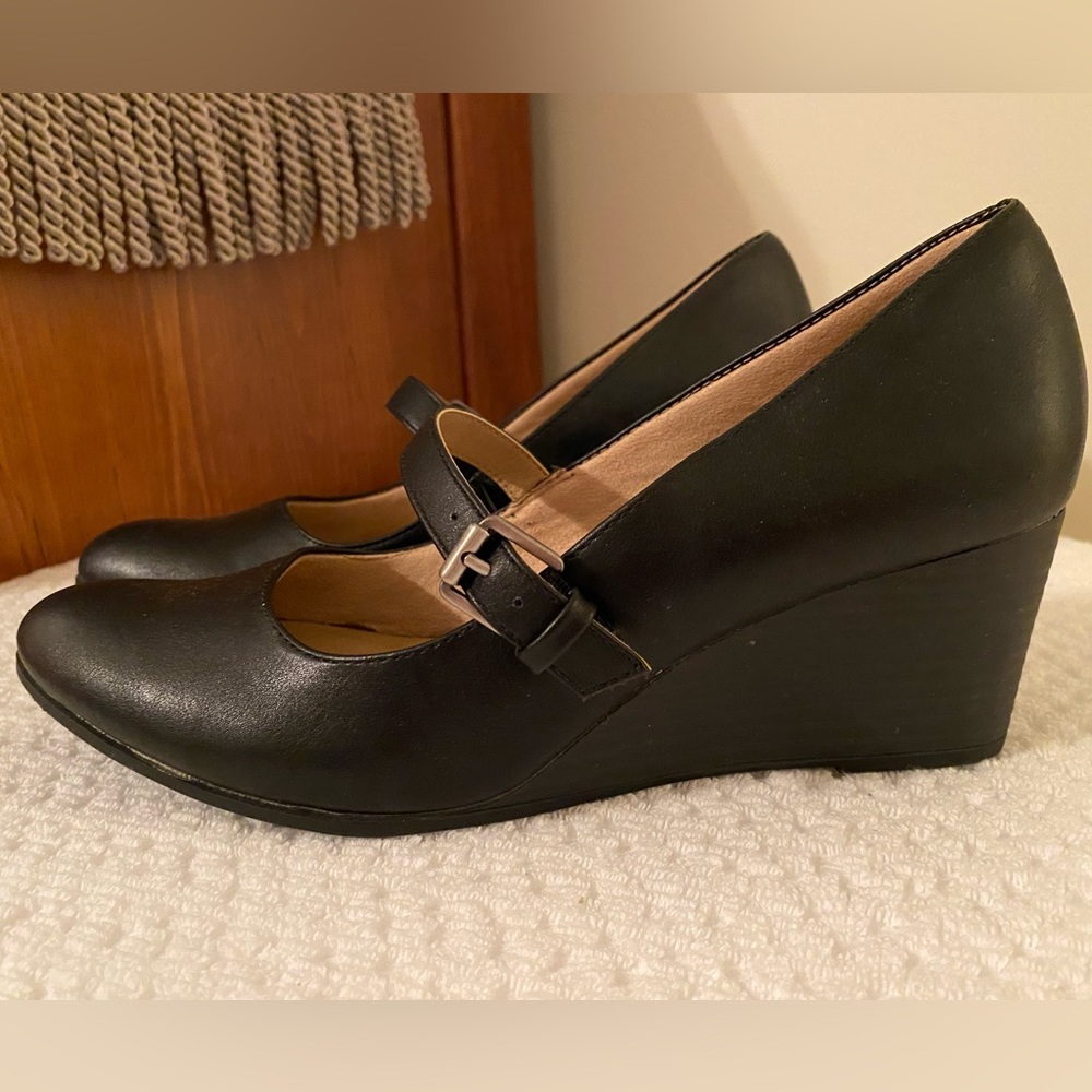 SOUL Naturalizer - Goldie Black - 8M - Mary Jane Wedge
